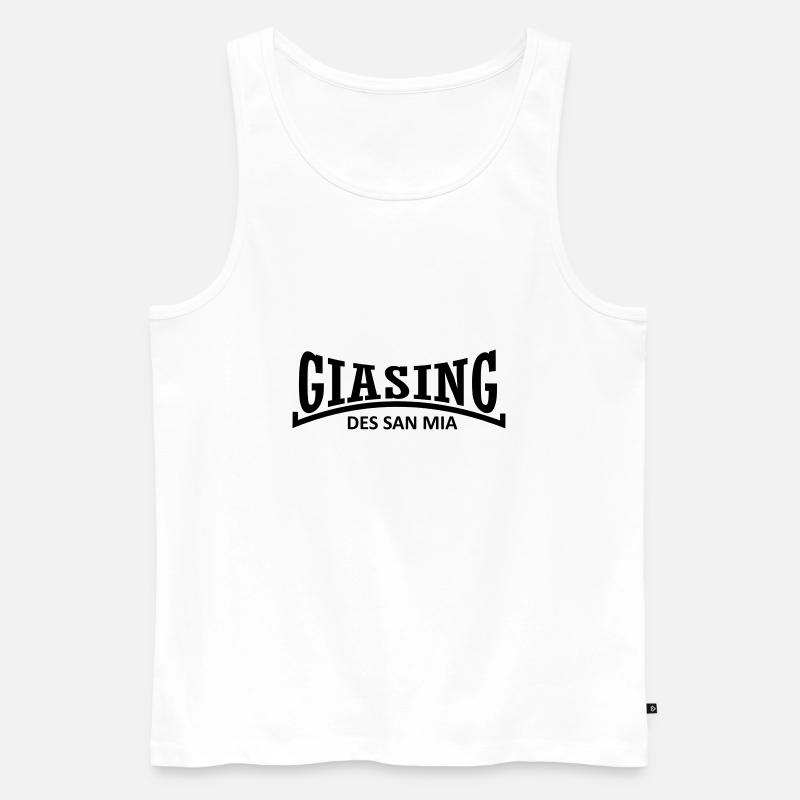 GIASING des san Mia - Männer Premium Bio Tank Top - Weiß