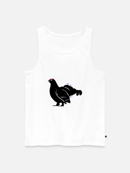 Game cock - Men's Premium Organic Tank Top - white