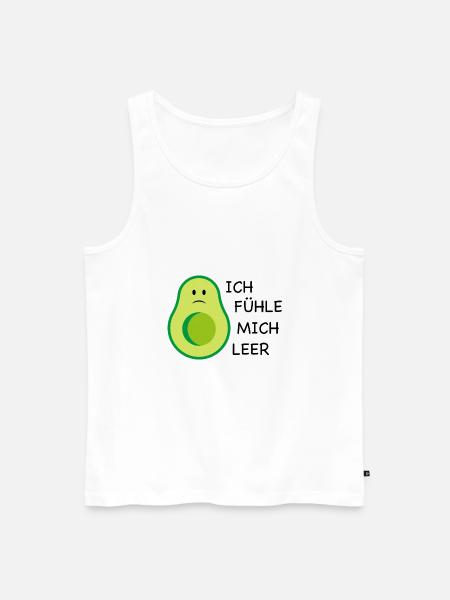 Avocado - Männer Premium Bio Tank Top - Weiß