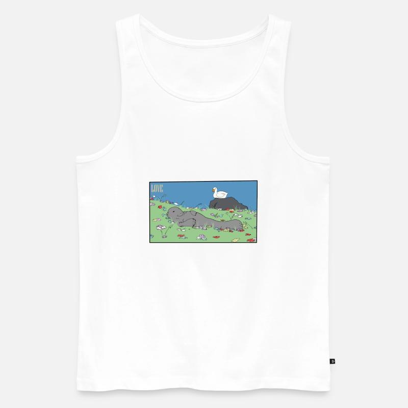 Lamentin | - Männer Premium Bio Tank Top - Weiß