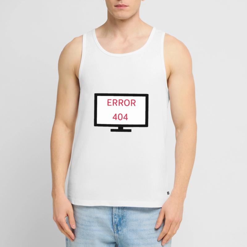 Computer Fehler 404 Männer Premium Bio Tank Top