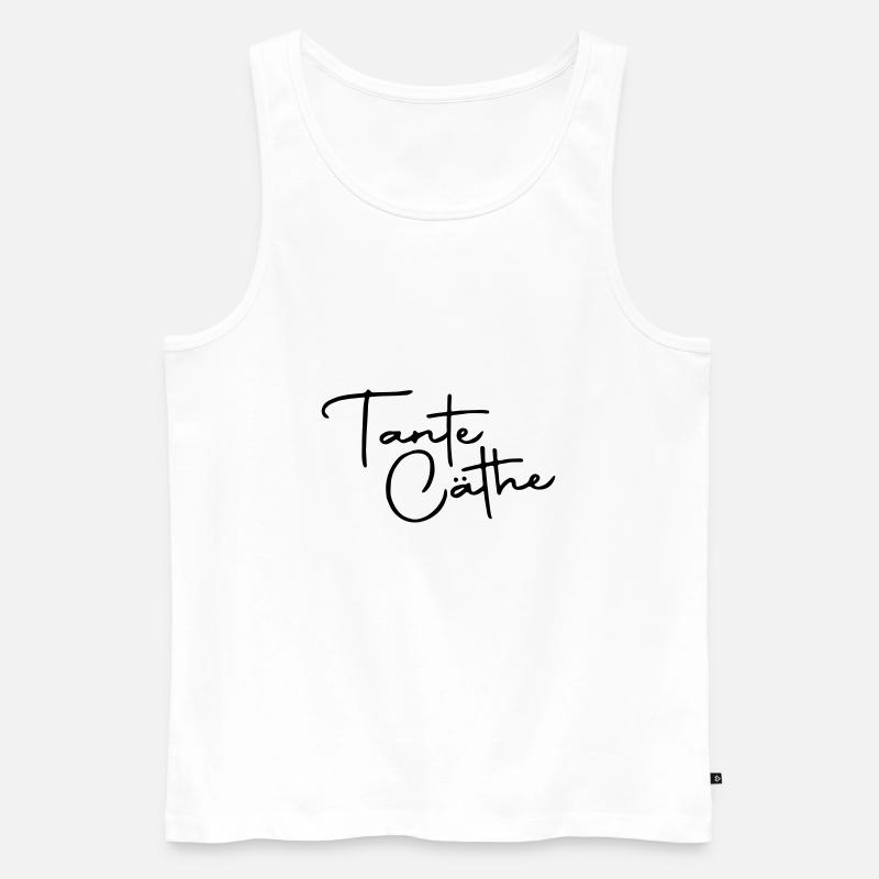 Form 91 - Männer Premium Bio Tank Top - Weiß