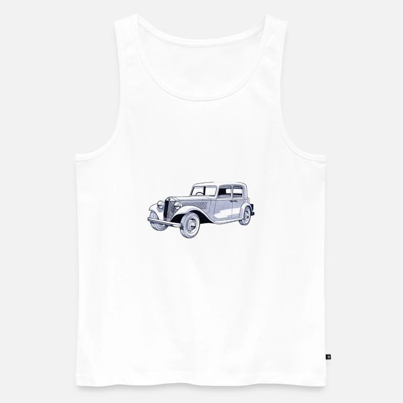 Oldtimer - Männer Premium Bio Tank Top - Weiß