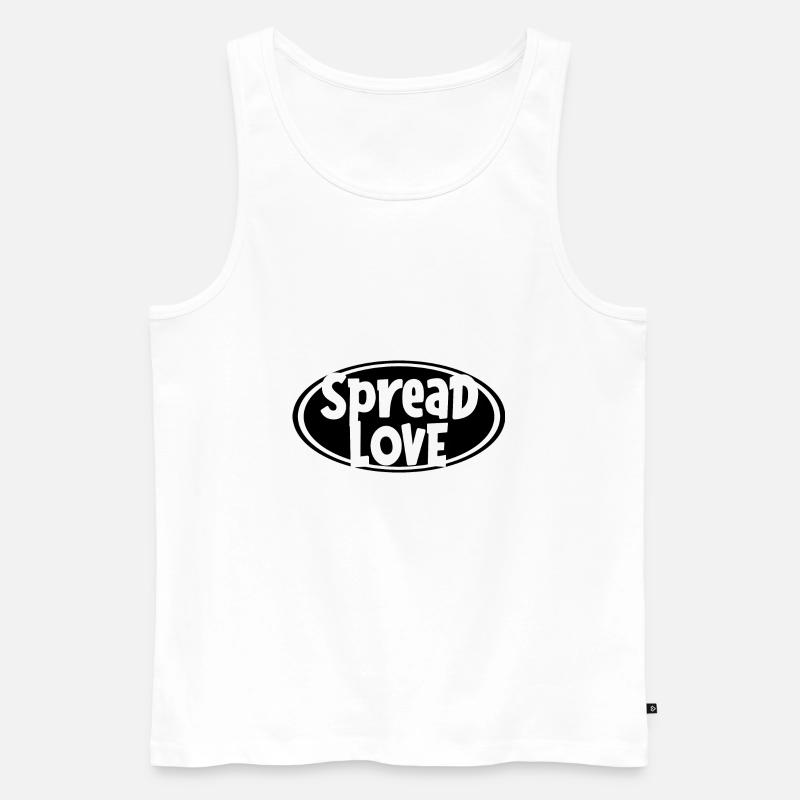 Christliche Sprüche - Männer Premium Bio Tank Top - Weiß