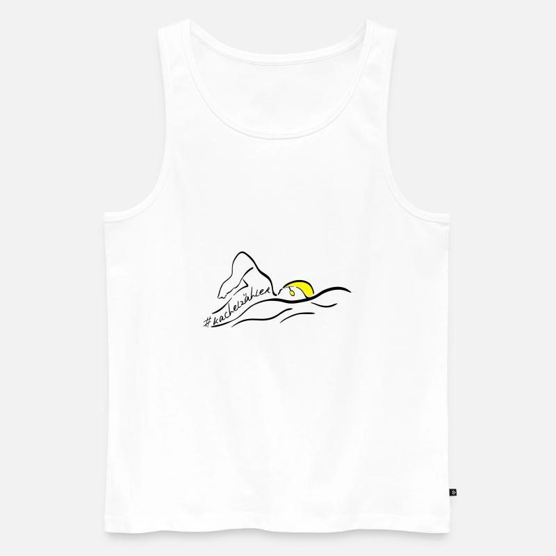 .kachelzähler - Männer Premium Bio Tank Top - Weiß