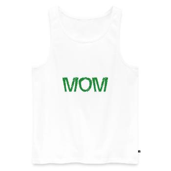 SCHÖNEN MUTTERTAG. MAMA. MUTTERTAG. MAMA - Männer Premium Bio Tank Top - Weiß - Vorne - Michal (187cm)