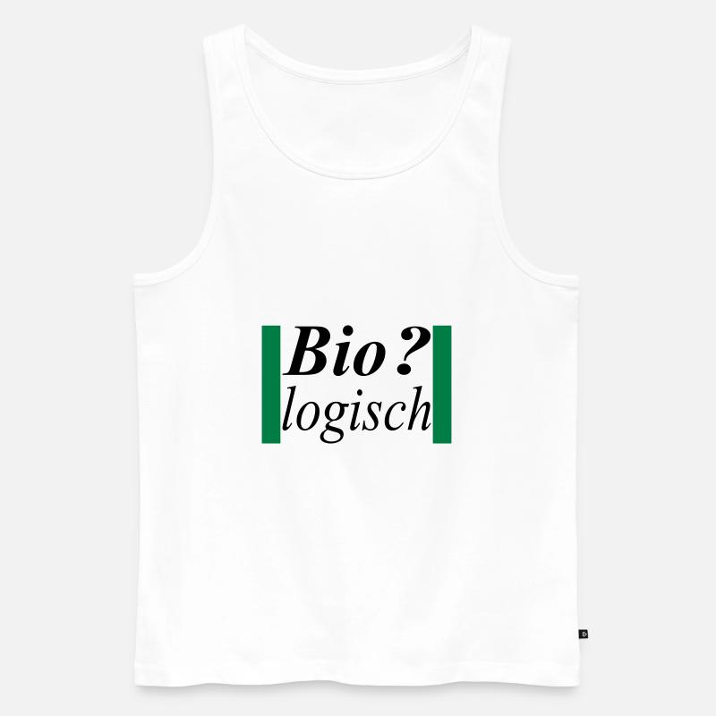 biologisch / Alles Bio - Männer Premium Bio Tank Top - Weiß