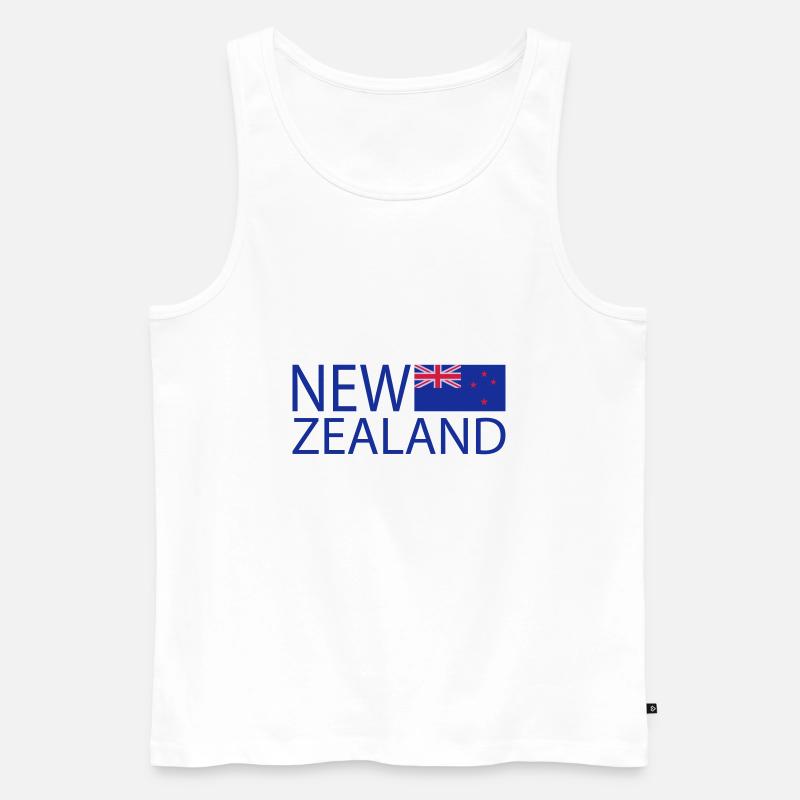 NZL Design - Débardeur bio Premium Homme - blanc