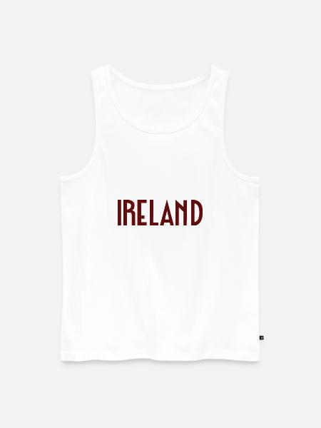 Ireland - Men's Premium Organic Tank Top - white