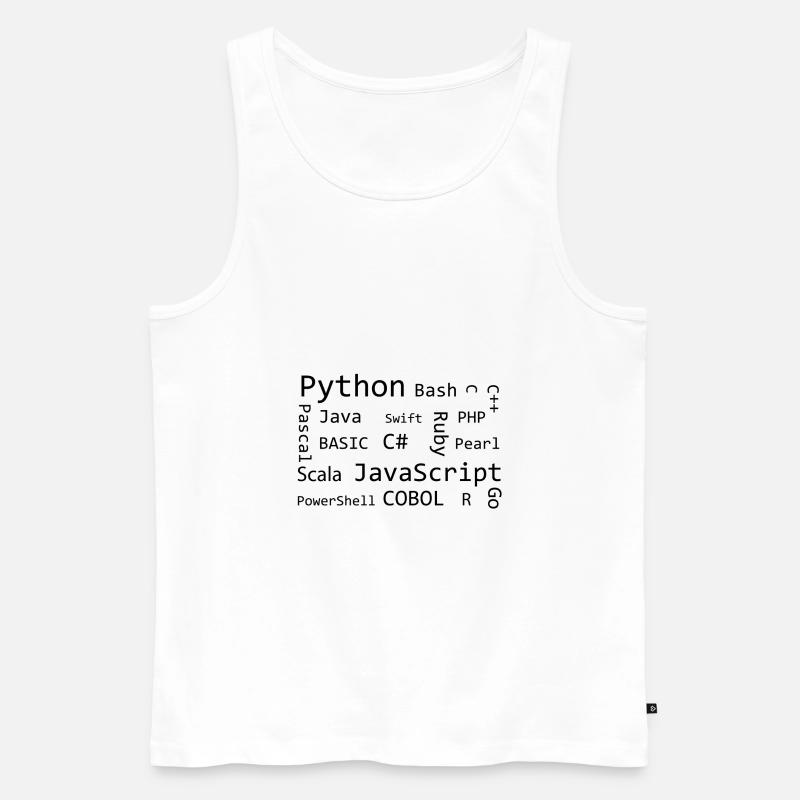 Programmer - Männer Premium Bio Tank Top - Weiß