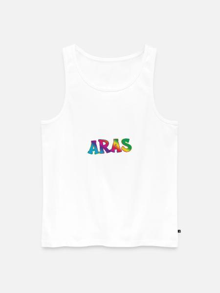 Aras - Männer Premium Bio Tank Top - Weiß