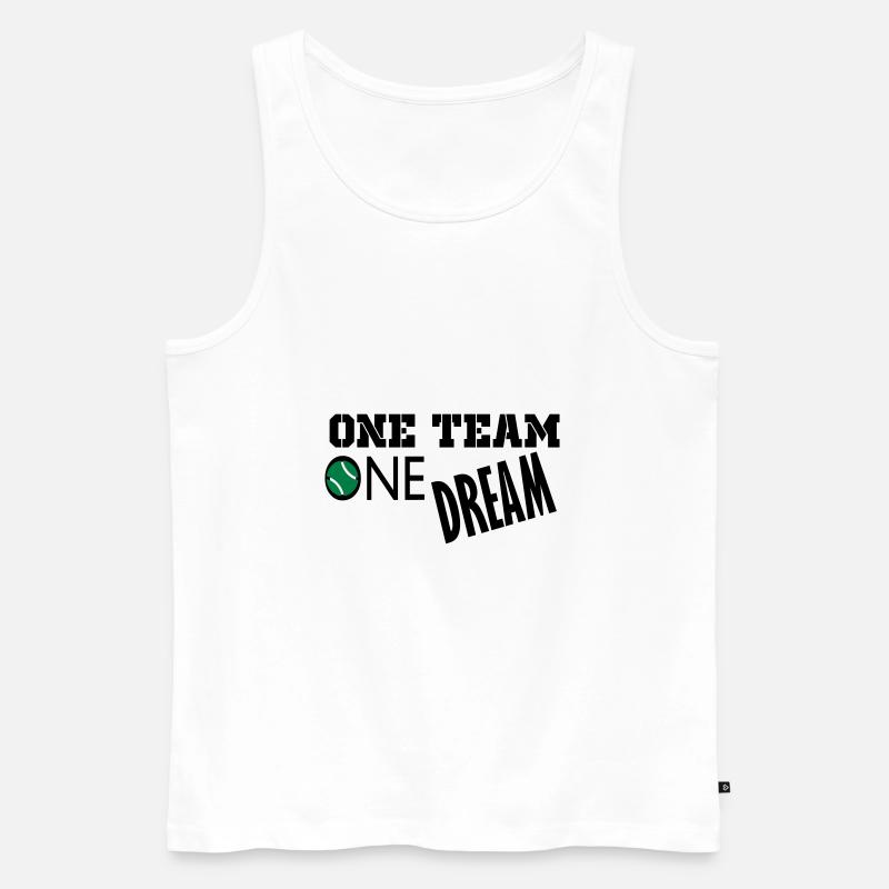 ein Traum - Männer Premium Bio Tank Top - Weiß