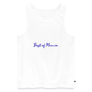 GRANNY. MOTHER's DAY. HAPPY BIRTHDAY GRANNY. I LOVE YOU - Men's Premium Organic Tank Top - white - Front - Michal (187cm)