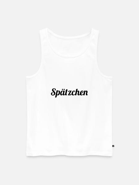 Spätzchen - Männer Premium Bio Tank Top - Weiß