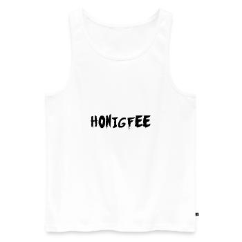 Honey Fairy - Men's Premium Organic Tank Top - white - Front - Michal (187cm)