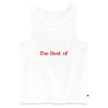 Das Beste aus. Das Beste von. Bester. Best.Weihnachten. Geek - Männer Premium Bio Tank Top - Weiß - Vorne - AI Model Male 178 light (178cm)