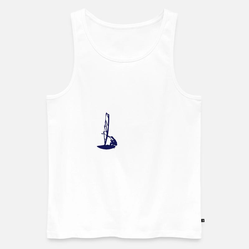 surfer - Männer Premium Bio Tank Top - Weiß