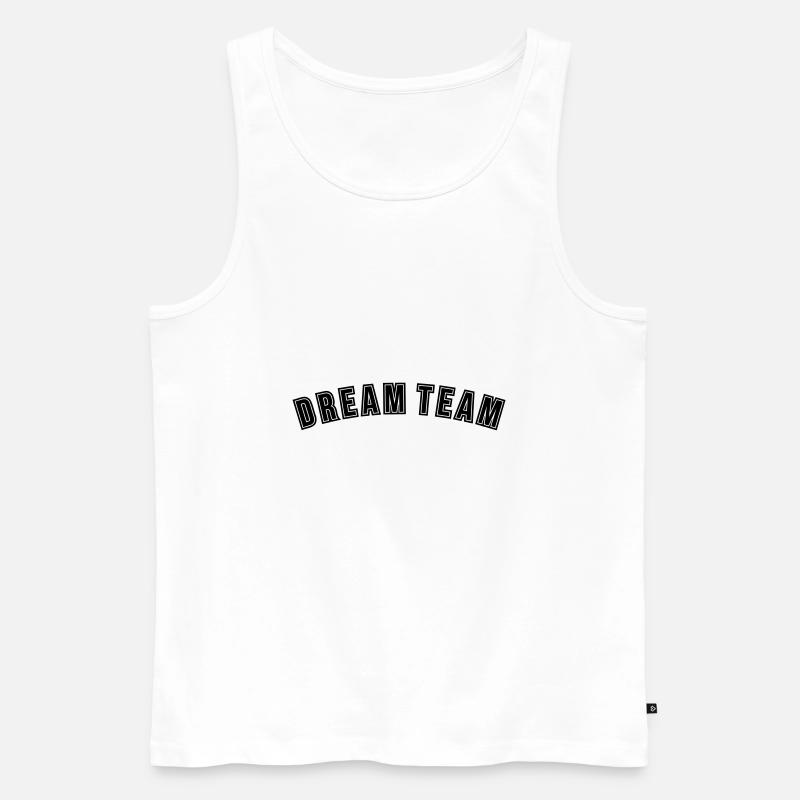 Dream Team - Männer Premium Bio Tank Top - Weiß