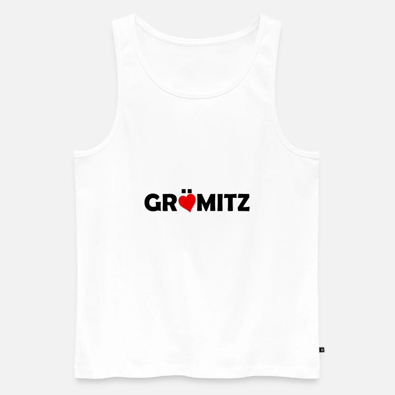 Grömitz - Ostsee - Schleswig Holstein - Ostseebad - Männer Premium Bio Tank Top - Weiß