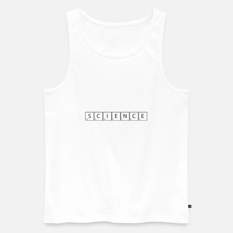 Wissenschaft als Elemente der - Männer Premium Bio Tank Top - Weiß