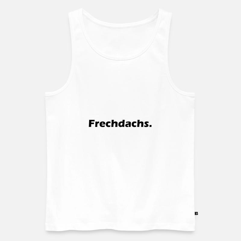 Frechdachs - Männer Premium Bio Tank Top - Weiß