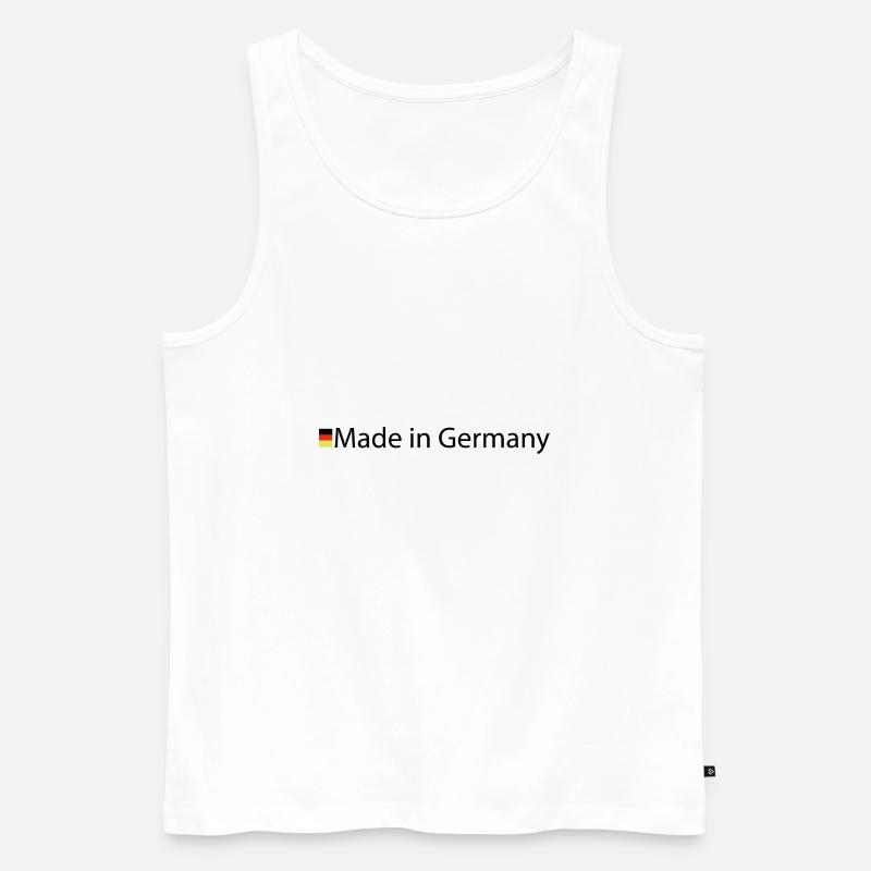 made in germany - Männer Premium Bio Tank Top - Weiß