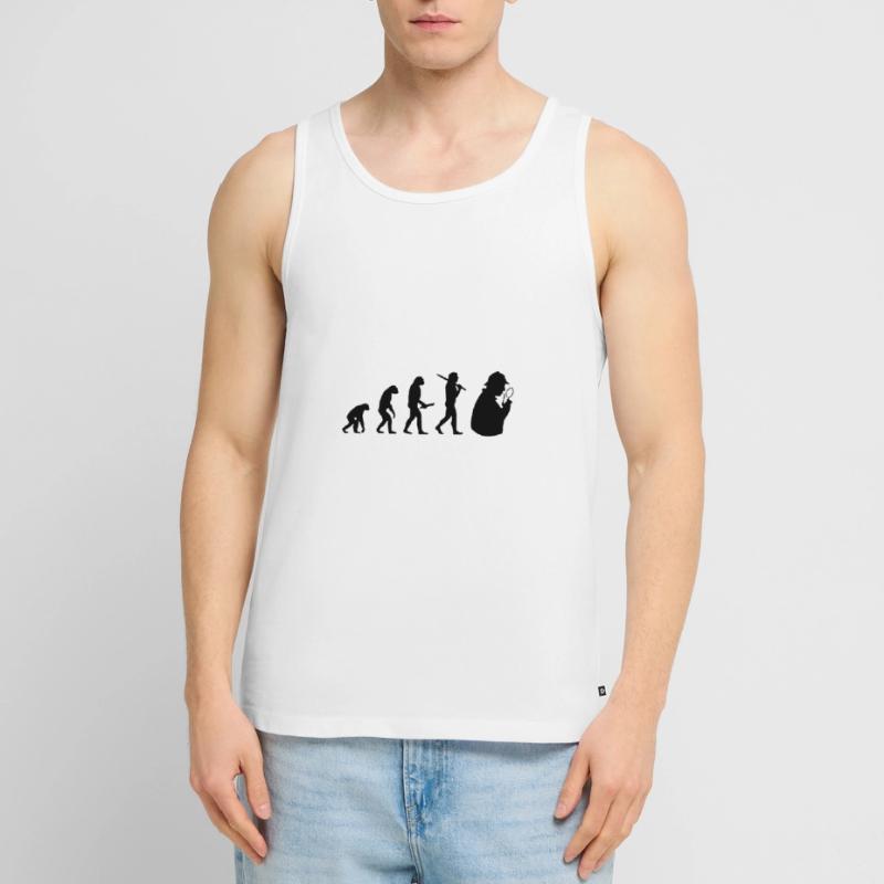 Sherlock Holmes évolution développement de progrès Débardeur bio Premium Homme