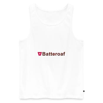 Batteraof w1 tp hori b - Männer Premium Bio Tank Top - Weiß - Vorne - Michal (187cm)