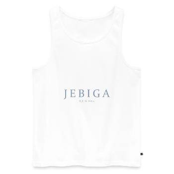 Jebiga original cadeau Jugo Yougoslavie SFRJ - Débardeur bio Premium Homme - blanc - Devant - AI Model Male 178 light (178cm)