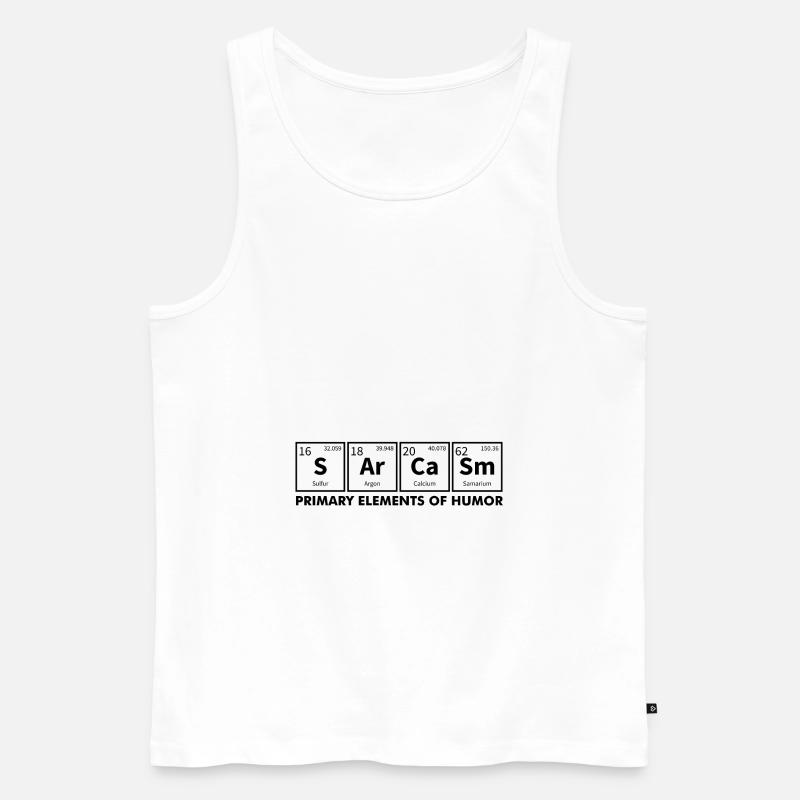 Nerd Nerds Spruch Humor - Männer Premium Bio Tank Top - Weiß