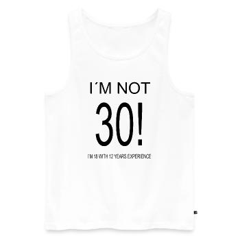 Im not old - Männer Premium Bio Tank Top - Weiß - Vorne - Michal (187cm)