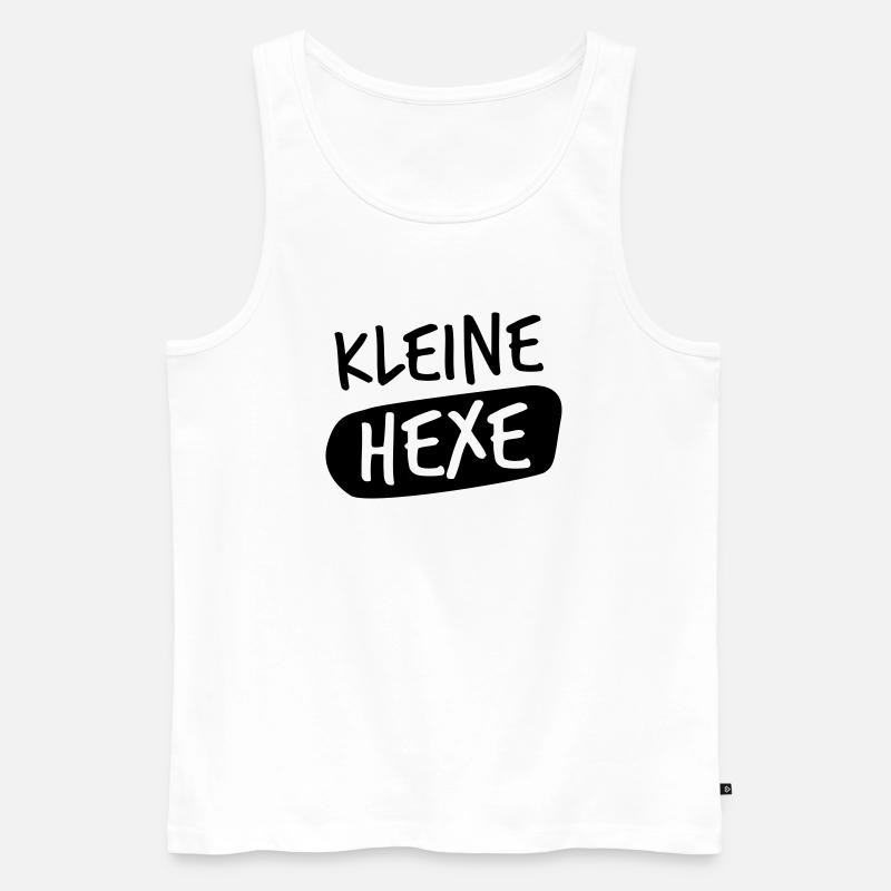 kleine hexe - Männer Premium Bio Tank Top - Weiß