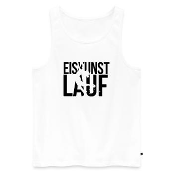 eiskunstlauf - Männer Premium Bio Tank Top - Weiß - Vorne - Michal (187cm)
