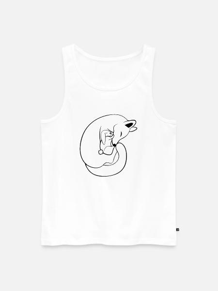 Fuchs & Hase - Männer Premium Bio Tank Top - Weiß