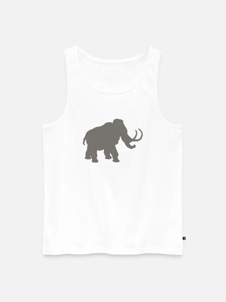 mammoth - Men's Premium Organic Tank Top - white