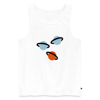 lollipop - Men's Premium Organic Tank Top - white - Front - AI Model Male 178 light (178cm)