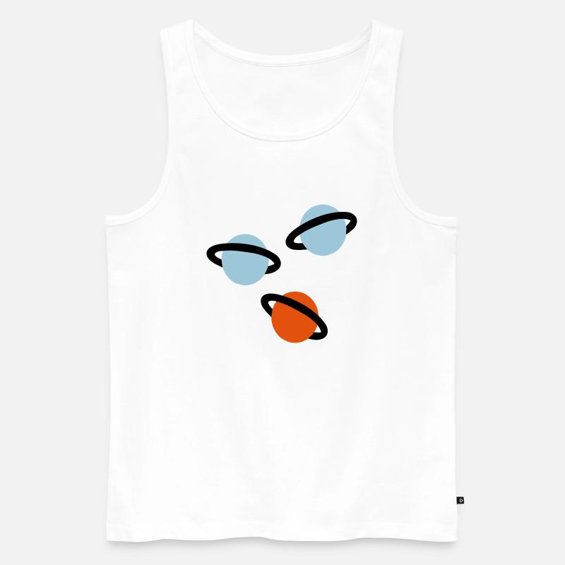 Lolli - Männer Premium Bio Tank Top - Weiß