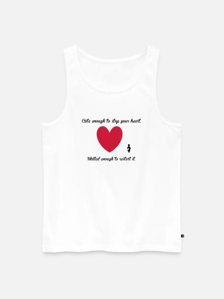 Nurse - Männer Premium Bio Tank Top - Weiß