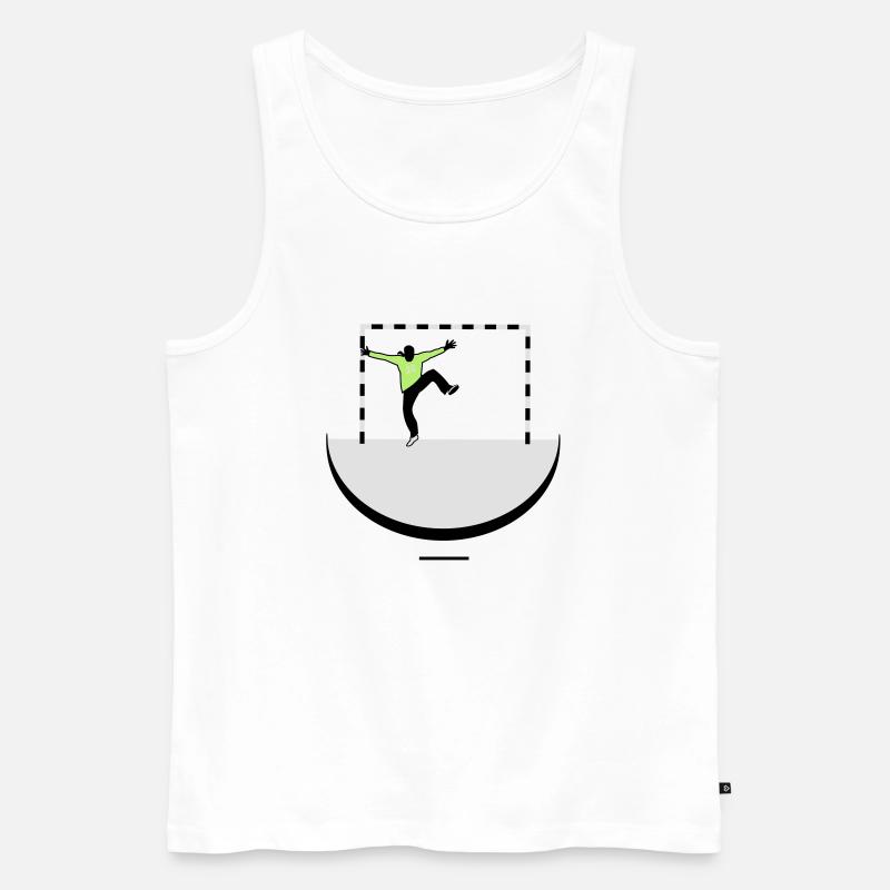 Torfrau - Männer Premium Bio Tank Top - Weiß