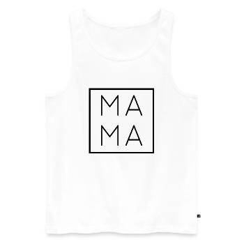 Maman - Débardeur bio Premium Homme - blanc - Devant - Michal (187cm)