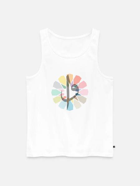 Elif Vav - Männer Premium Bio Tank Top - Weiß