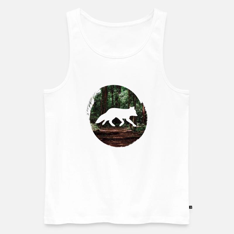 Meer Wasser Strand - Männer Premium Bio Tank Top - Weiß