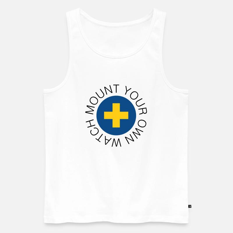 Swikeatch - Männer Premium Bio Tank Top - Weiß