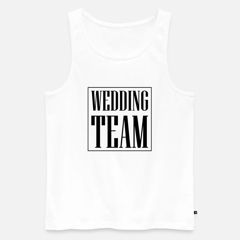 Équipe de mariage Hochzeit - Débardeur bio Premium Homme - blanc