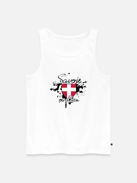 savoie destroy - Débardeur bio Premium Homme - blanc