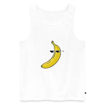 Banana Thug - Débardeur bio Premium Homme - blanc - Devant - Michal (187cm)