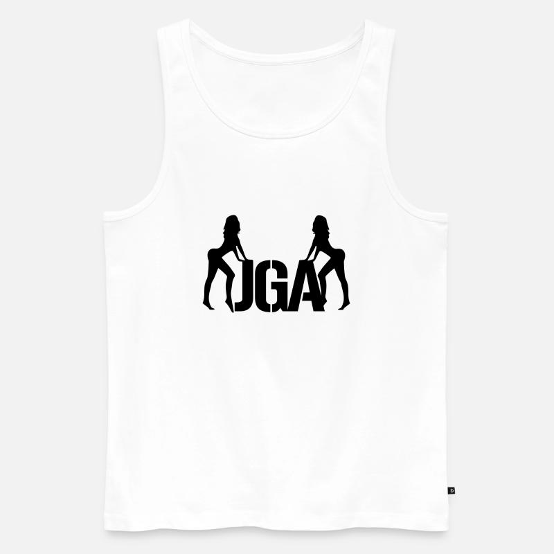 Junggesellenabschied - Männer Premium Bio Tank Top - Weiß