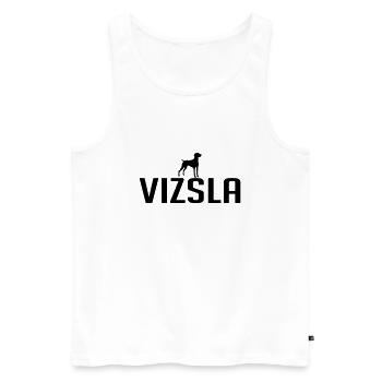 VIZSLA Magyar Vizsla Hungarian Guide Dog Dogs - Men's Premium Organic Tank Top - white - Front - Michal (187cm)