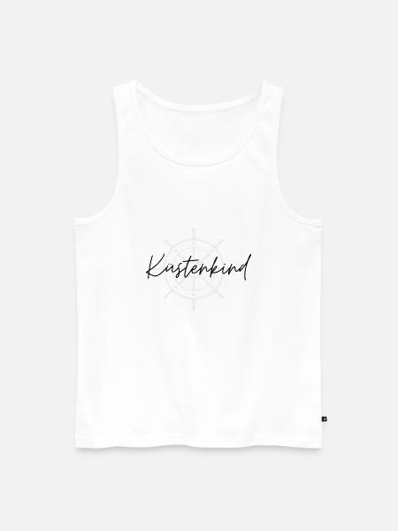 Küstenkind - Männer Premium Bio Tank Top - Weiß