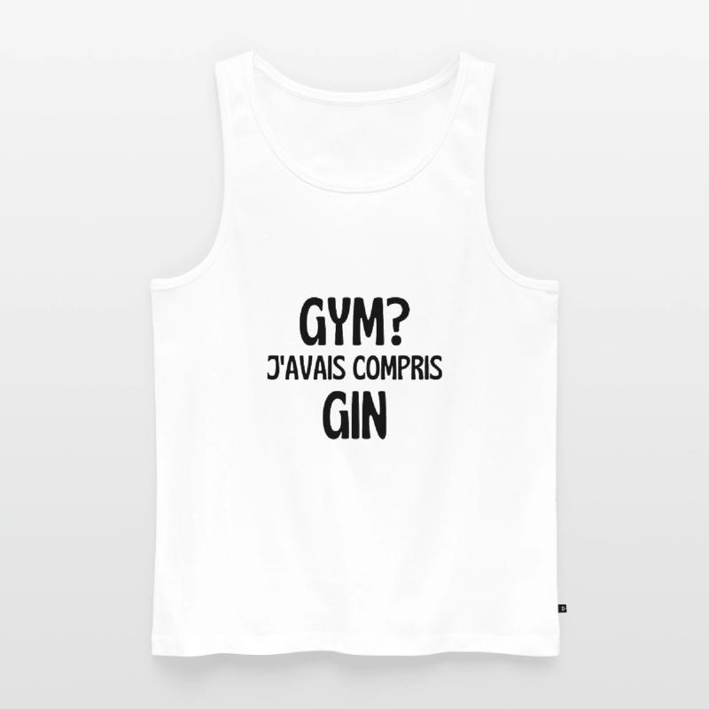 j'avais compris gin Débardeur bio Premium Homme